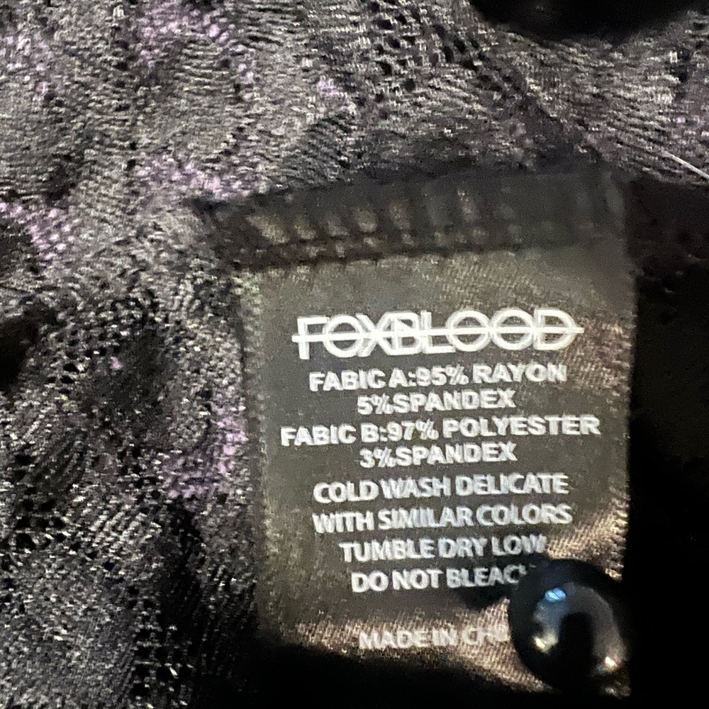 FOXBLOOD Black Lace babydoll dress - Picture 6 of 6